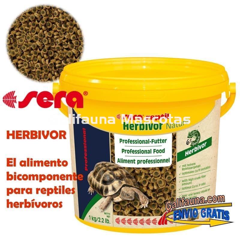 SERA Herbivor 3800 ml. Alimentacion para Reptiles herbivoros - Imagen 1