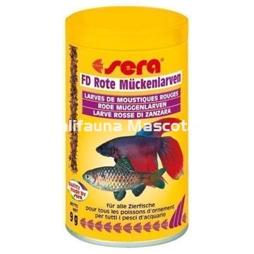 SERA Larvas rojas de mosquito 100 ml. Complemento alimenticio. - Imagen 2
