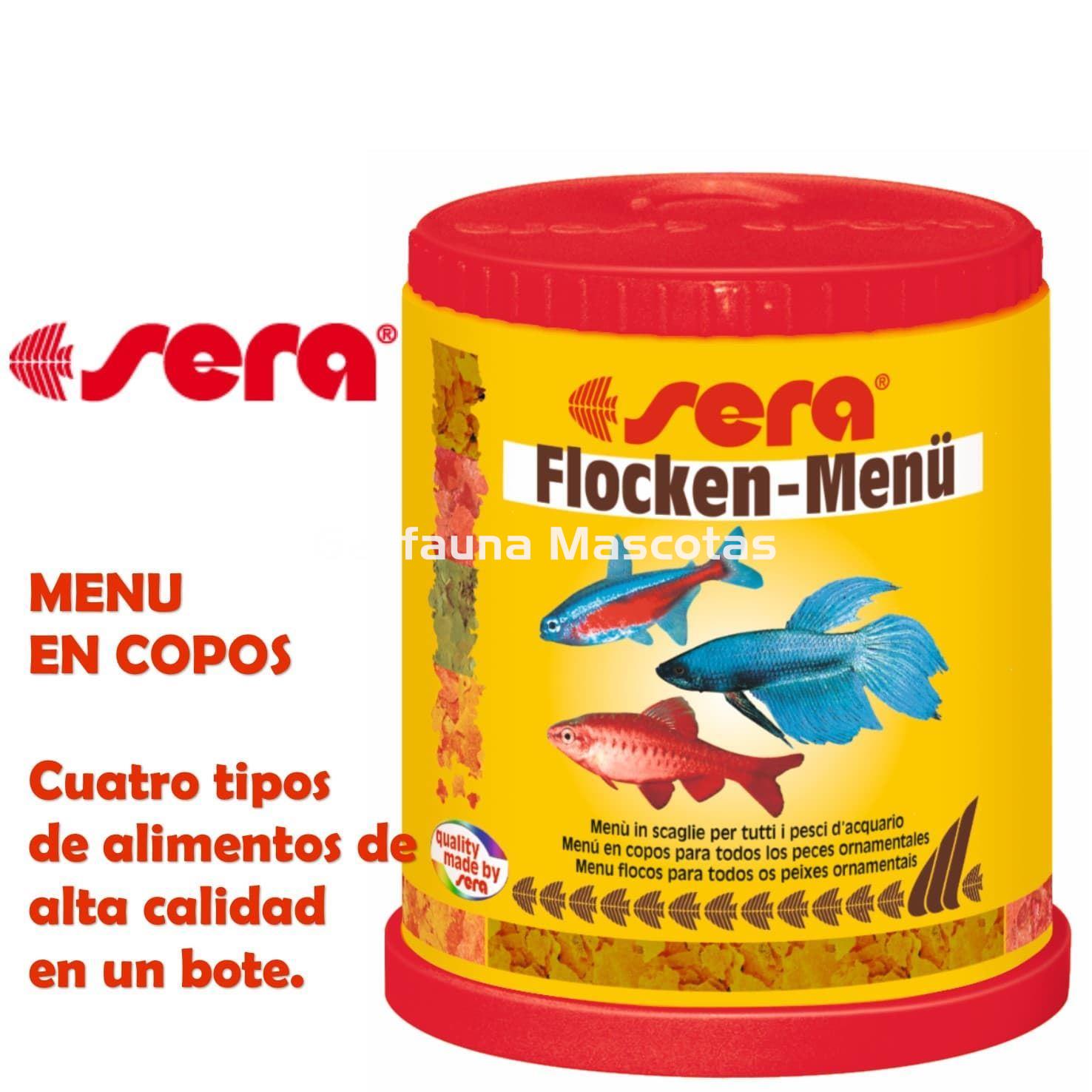 SERA Menu en copos 150 ml. Alimentacion completa para tus peces - Imagen 1