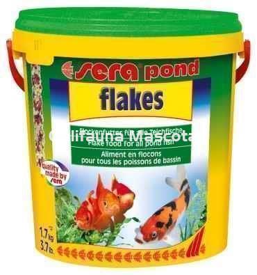 SERA Pond flakes Varias medidas. Alimento en escamas peces de estanque. - Imagen 7