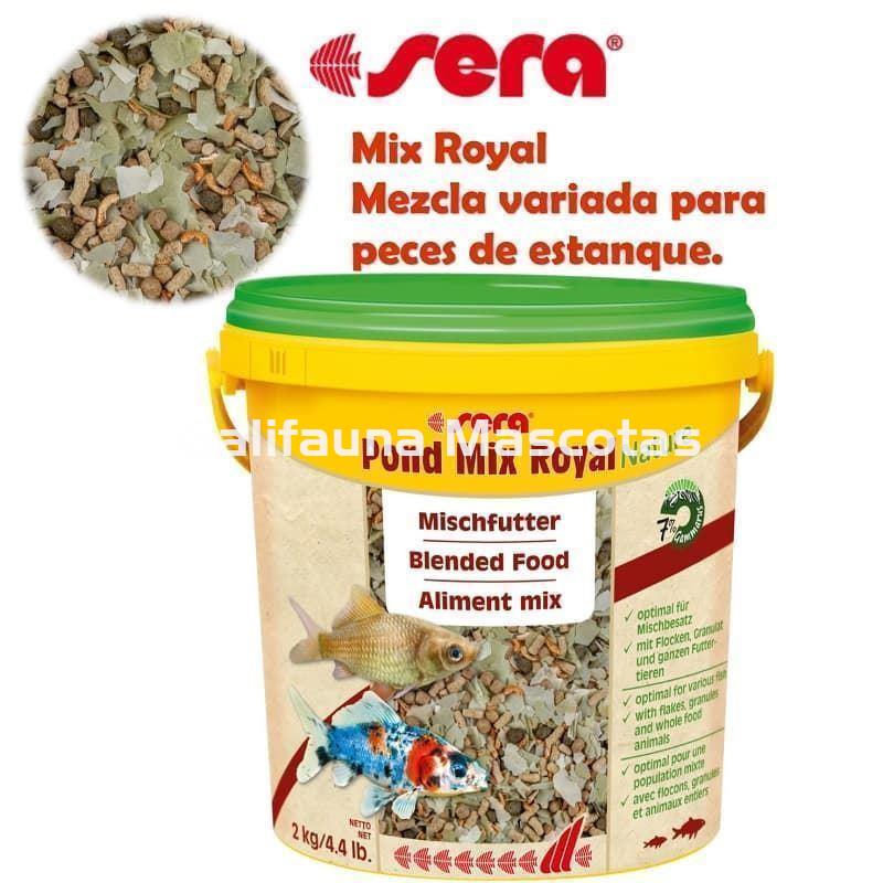 SERA Pond Mix Royal. Mezcla variada para peces de estanque. - Imagen 4