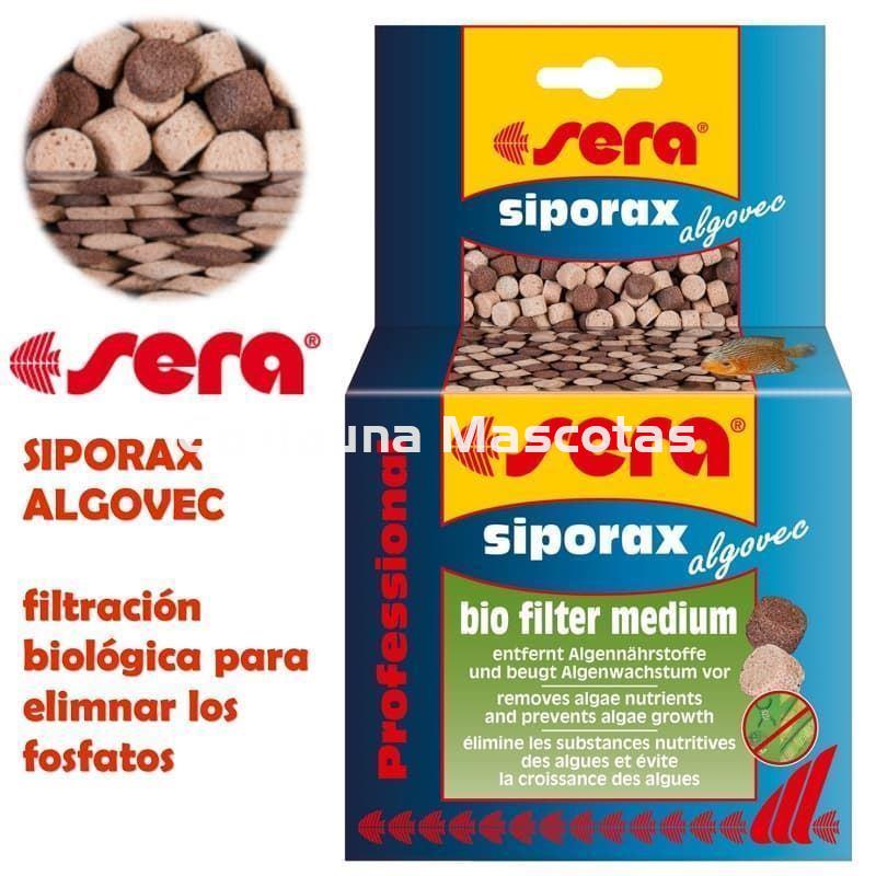 Sera Siporax ALGOVEC Profesional. Medio de filtrado biológico antialgas. - Imagen 1