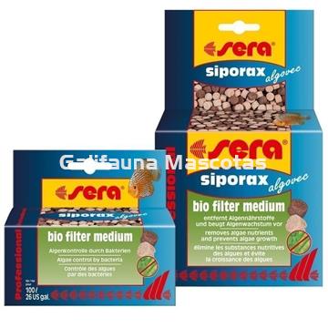 Sera Siporax ALGOVEC Profesional. Medio de filtrado biológico antialgas. - Imagen 2