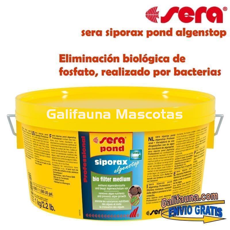 Sera Siporax pond ALGENSTOP PROFESSIONAL. Eliminación biológica de fosfato, realizado por bacterias. - Imagen 1