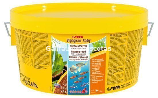 SERA Vigapran baby 1.1 kg. Alimento granulado para crías de peces. - Imagen 3