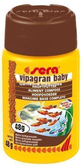 SERA Vigapran baby 100 ml. Alimento granulado para crías de peces. - Imagen 3