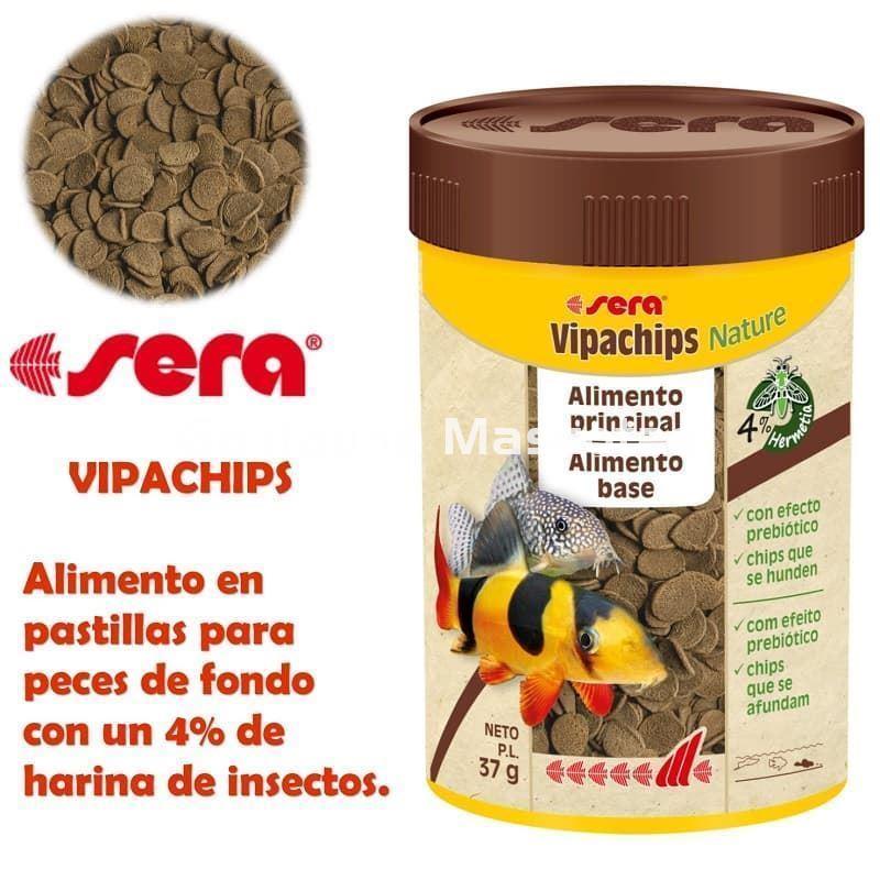 Sera Vipachips 100 ml. Alimento en tabletas para peces de fondo. - Imagen 1