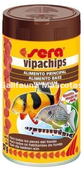 Sera Vipachips 100 ml. Alimento en tabletas para peces de fondo. - Imagen 3