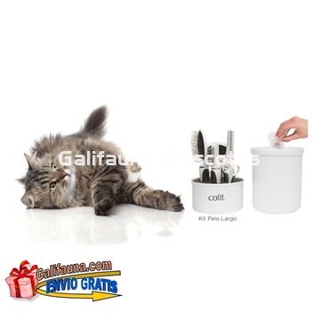 Set de cuidado del pelo de tu gato. ESPECIAL PELO LARGO. - Imagen 1