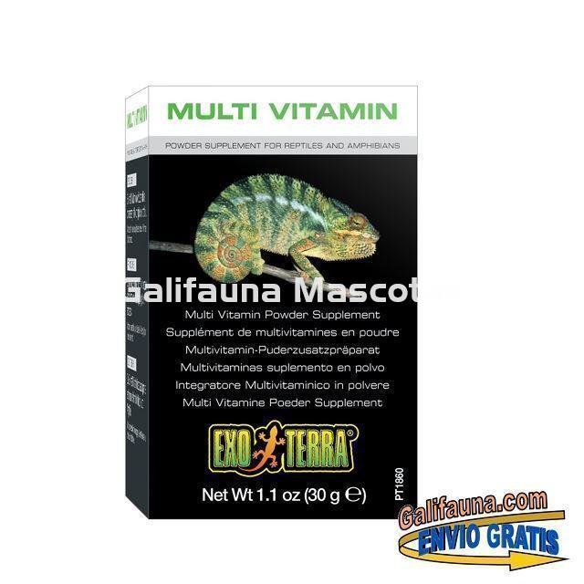 Suplemento alimenticio MULTIVITAMÍNICO EXO TERRA para reptiles en terrario. - Imagen 3