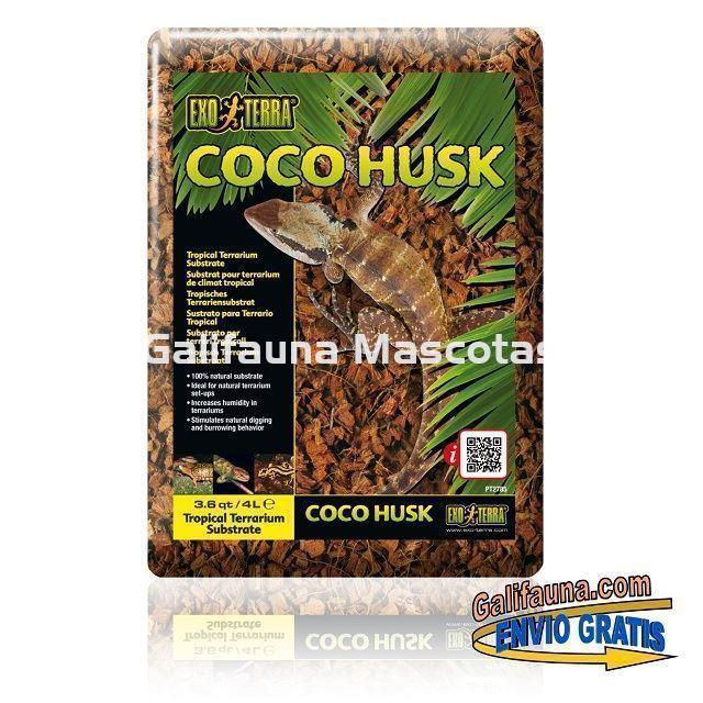 Sutrato de COCO HUSK para terrarios. - Imagen 2