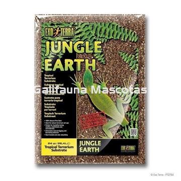 Sutrato JUNGLE EARTH para terrarios.  Suelo de corteza de pino natural. - Imagen 2