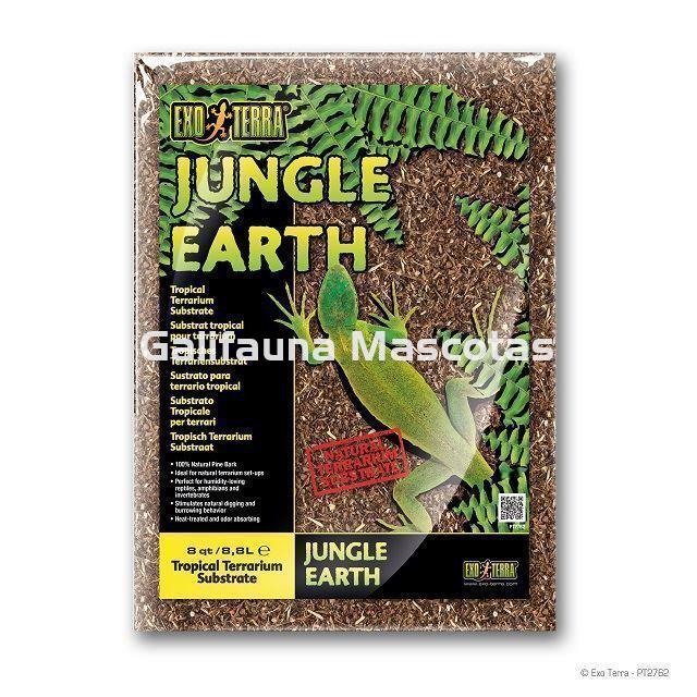 Sutrato JUNGLE EARTH para terrarios. Suelo de corteza de pino natural. - Imagen 3