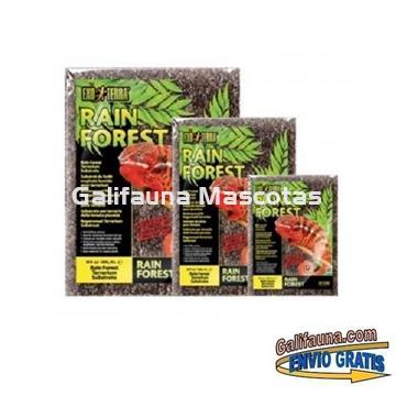 Sutrato RAINFOREST para terrarios.  Suelo de pino marítimo y musgo de Sphagnum. - Imagen 2