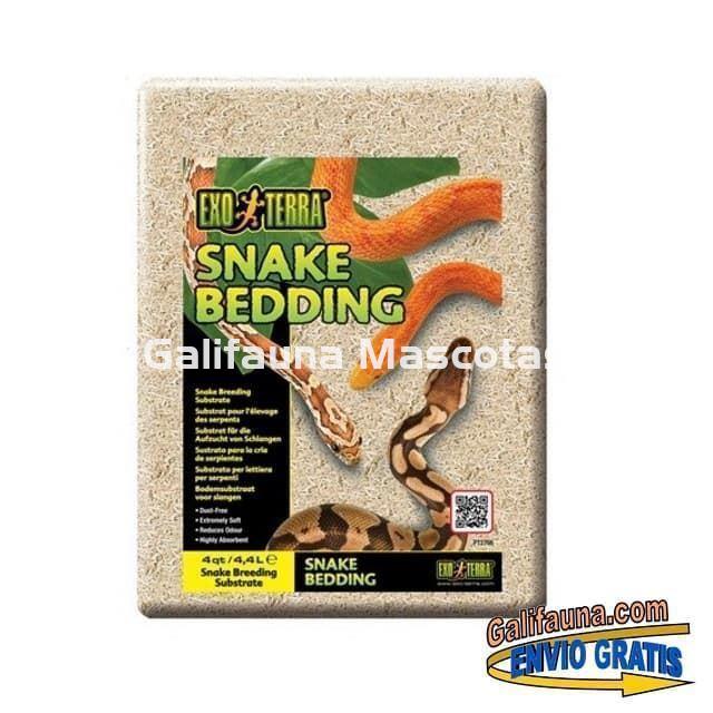 Sutrato SNAKE BEDDING para terrarios. Suelo biodegradable para la cría de serpientes. - Imagen 3