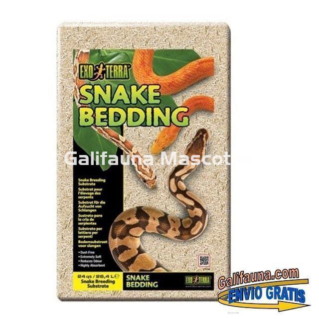 Sutrato SNAKE BEDDING para terrarios. Suelo biodegradable para la cría de serpientes. - Imagen 4