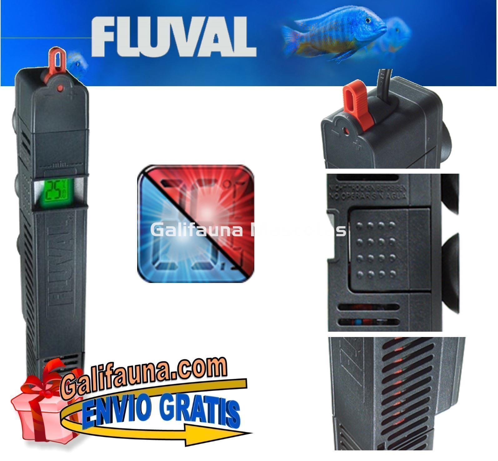 Termo calentador Electrónico FLUVAL E. Con carcasa irrompible. Desde 50 a 300 W. - Imagen 3