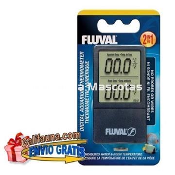 Termómetro digital 2 en 1. Temperatura exterior e interior del acuario. - Imagen 1
