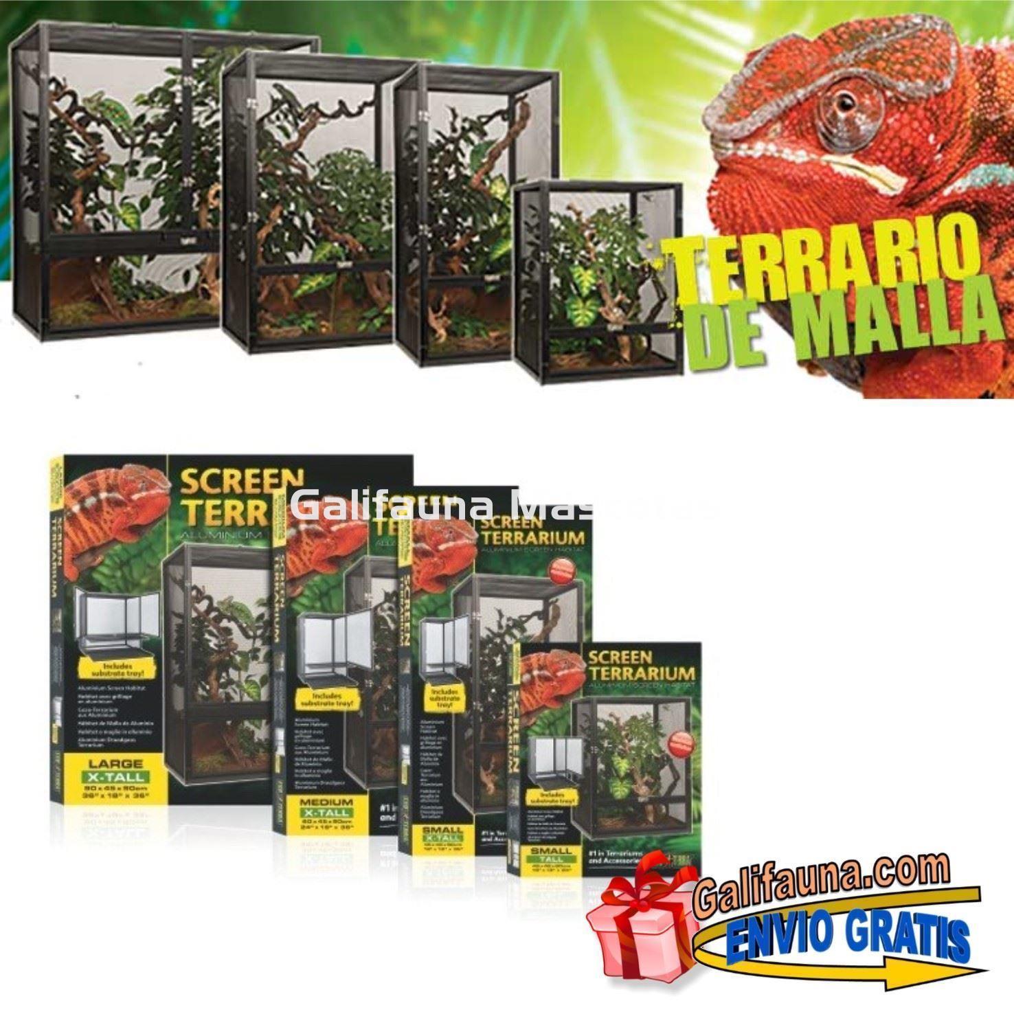 Terrario de Malla Exoterra. Flujo de aire sin restricciones. - Imagen 1