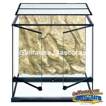 Terrario Grande de cristal Exoterra. Terrarios para Reptiles, Anfibios e invertebrados. - Imagen 2