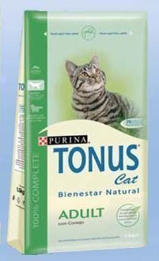 Tonus adult con Conejo 15 kg. Pienso Purina Tonus gato - Imagen 1