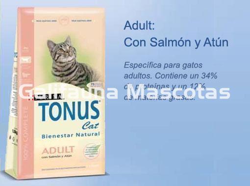 Tonus adult con salmón y atún 15 kg. Pienso Purina Tonus gato - Imagen 2