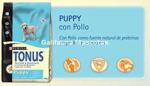 Tonus Puppy pollo 15 kg. Pienso Purina Tonus Cachorro - Imagen 2