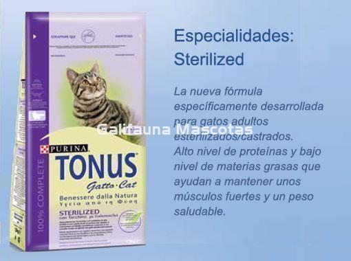 Tonus Sterilized con pavo 15 kg. Pienso gatos esterilizados - Imagen 2