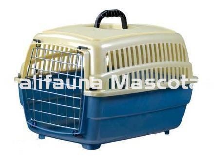 Transportin voyager para perro y gato pequeño. 48x32x31 - Imagen 1