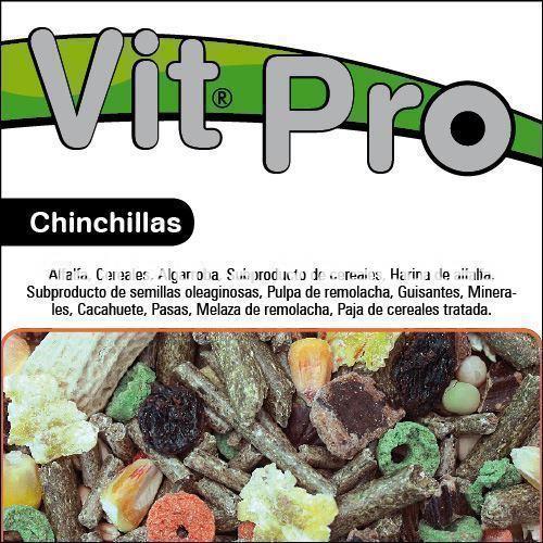 VITPRO Chinchillas. Alimento super premium para roedores. - Imagen 2