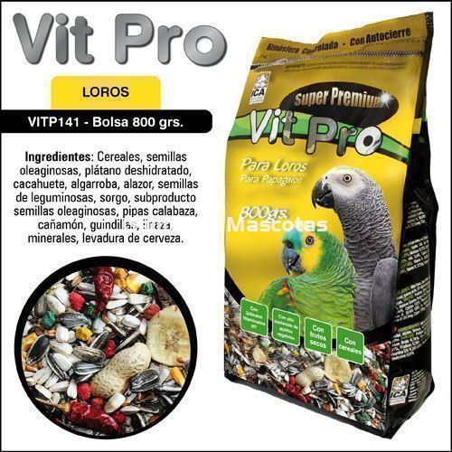 VITPRO Loros. Alimento super premium para aves. - Imagen 1